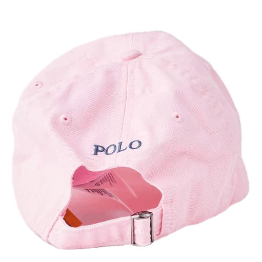 Cotton Chino Baseball Cap Carmel Pink / Jewel Blue
