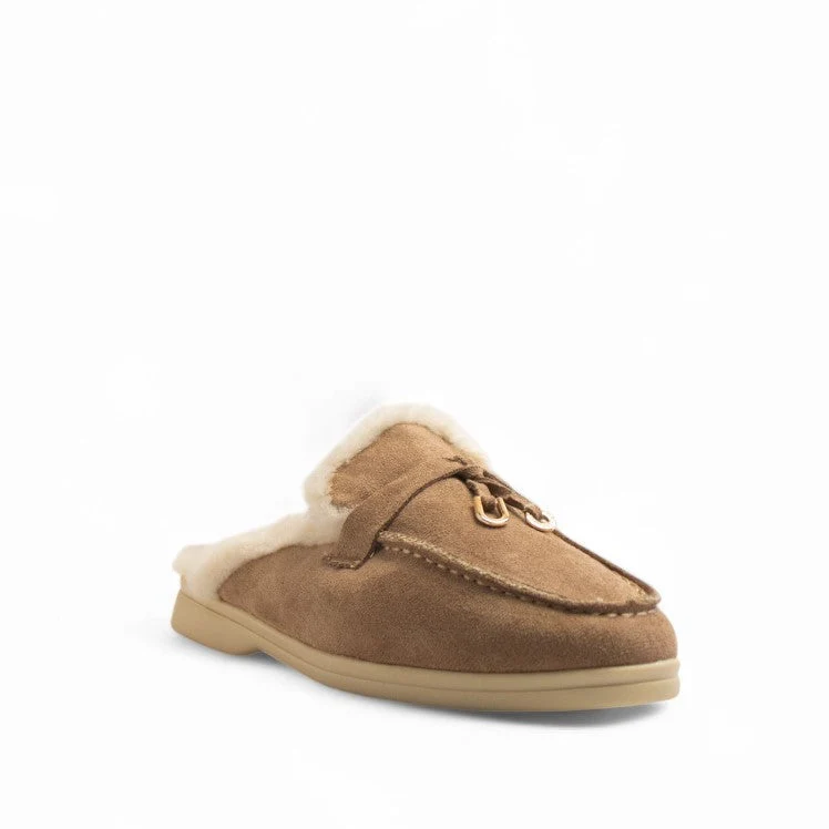 Europeon Union Women Cafe Chamois Mules #3238