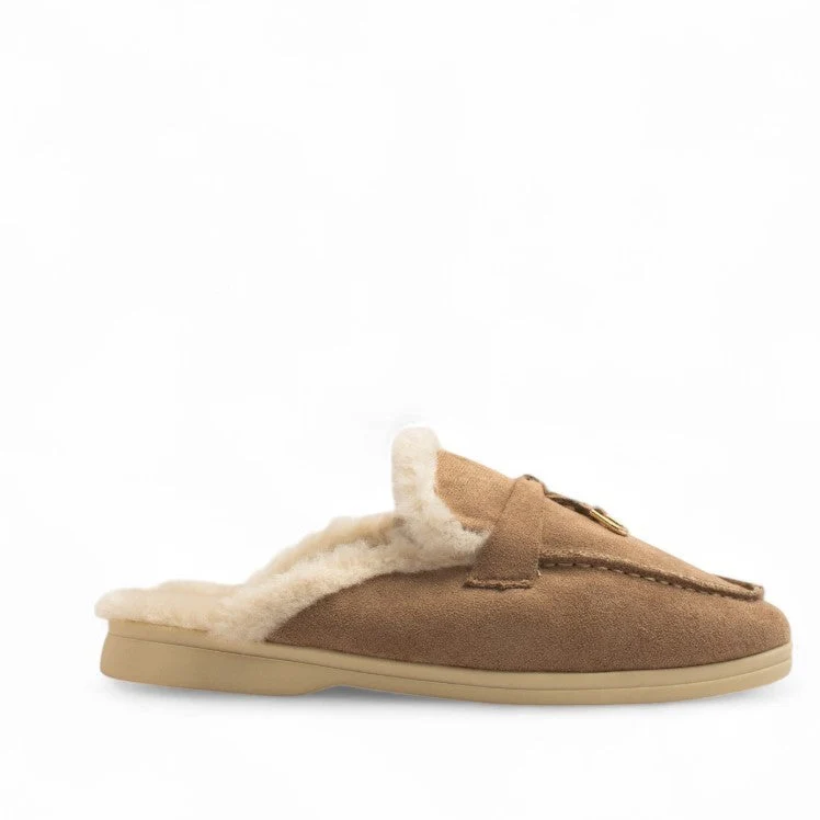 Europeon Union Women Cafe Chamois Mules #3238