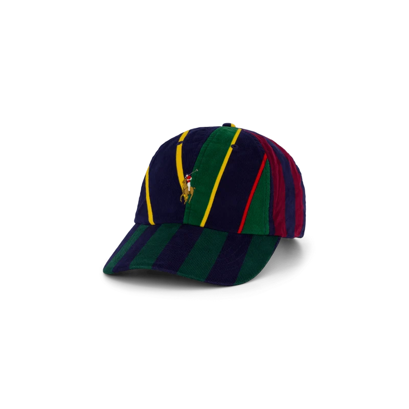 Striped Corduroy Ball Cap Fun Stripes Multi