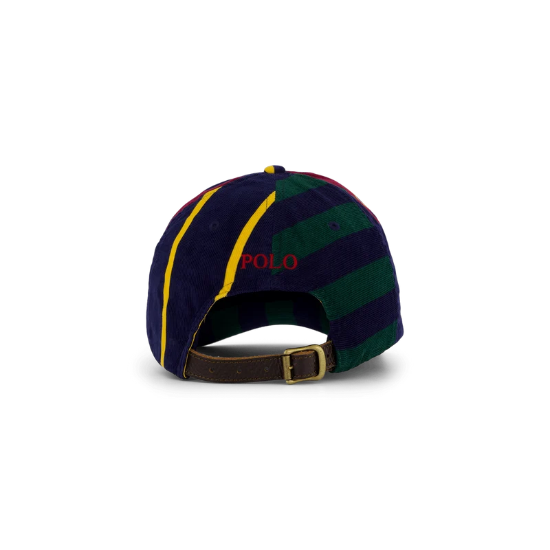 Striped Corduroy Ball Cap Fun Stripes Multi