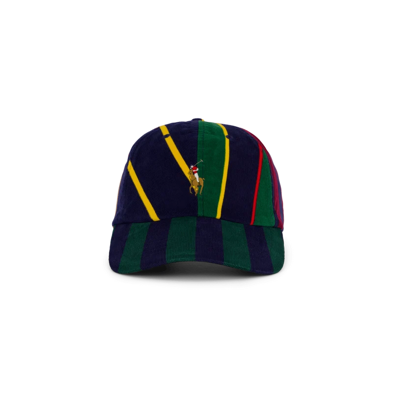 Striped Corduroy Ball Cap Fun Stripes Multi