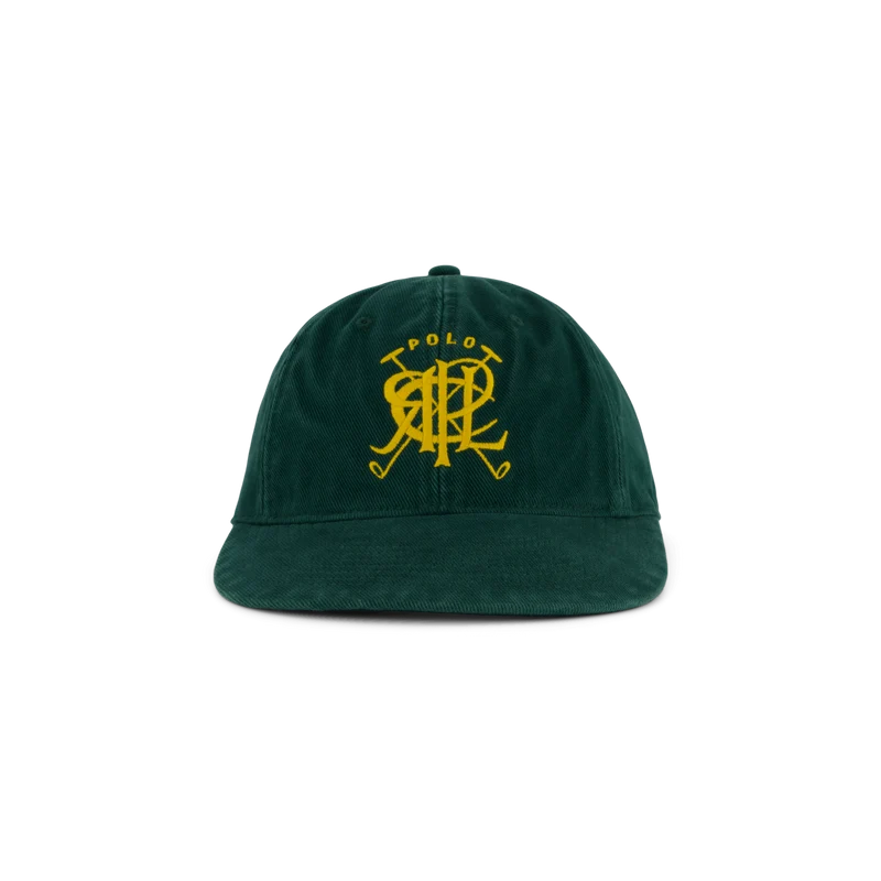 Cricket Crest Twill Ball Cap Moss Agate