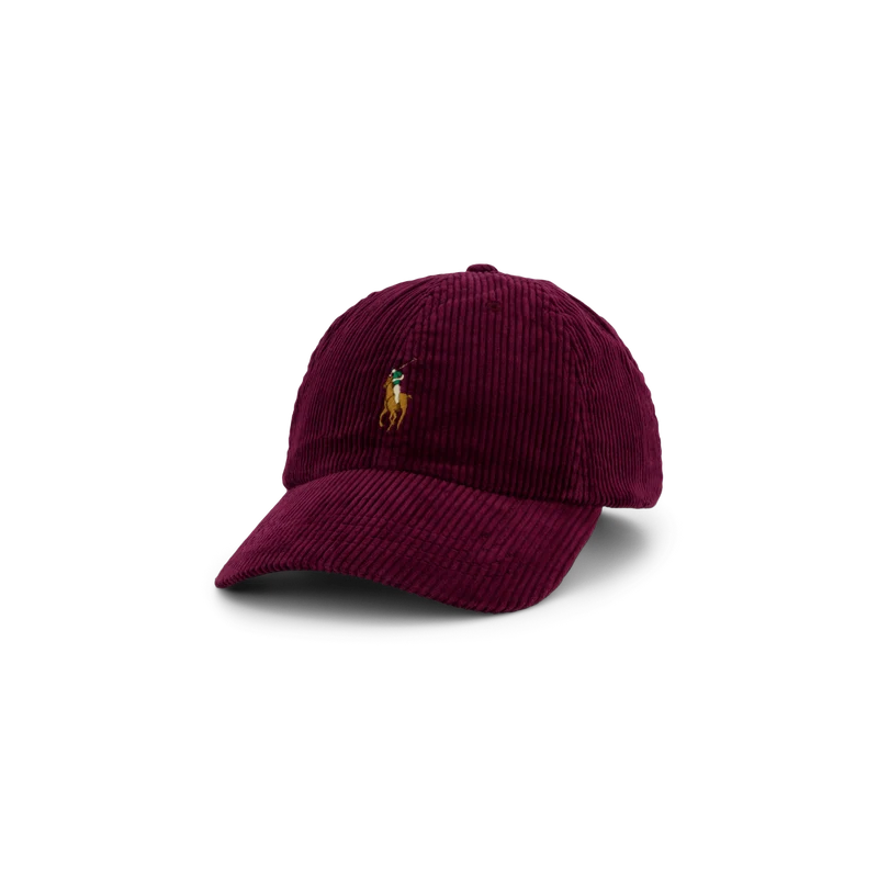 Corduroy Ball Cap Ruby X