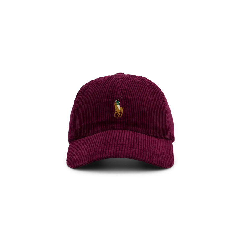 Corduroy Ball Cap Ruby X