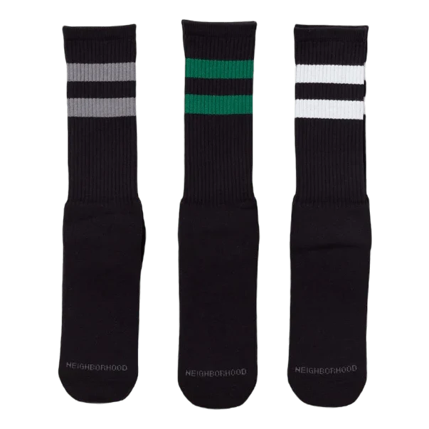 Classic 3pac Socks Black