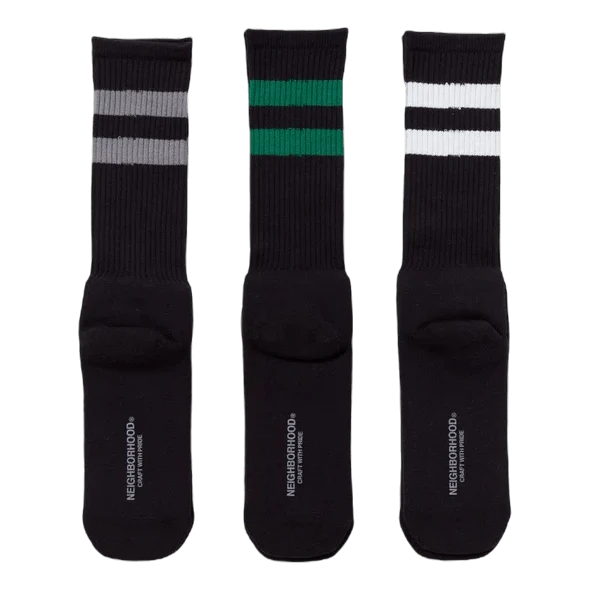 Classic 3pac Socks Black