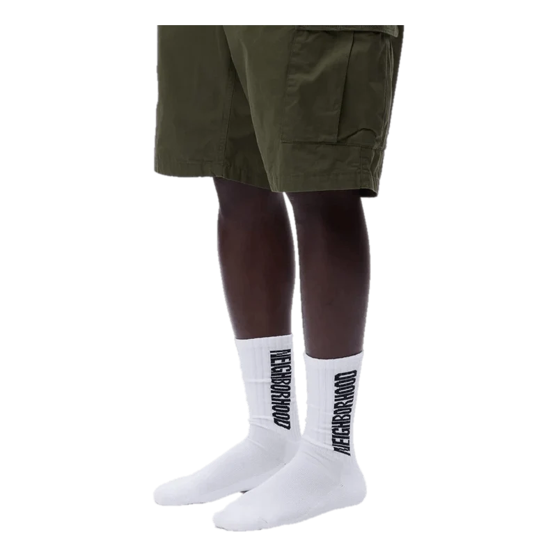 Ci Logo Socks White