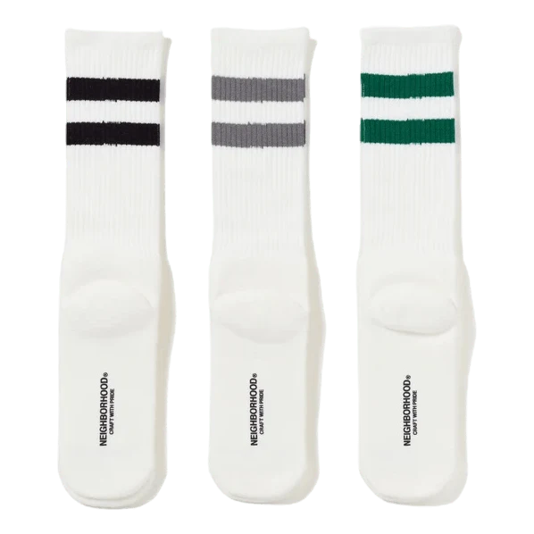 Classic 3pac Socks White