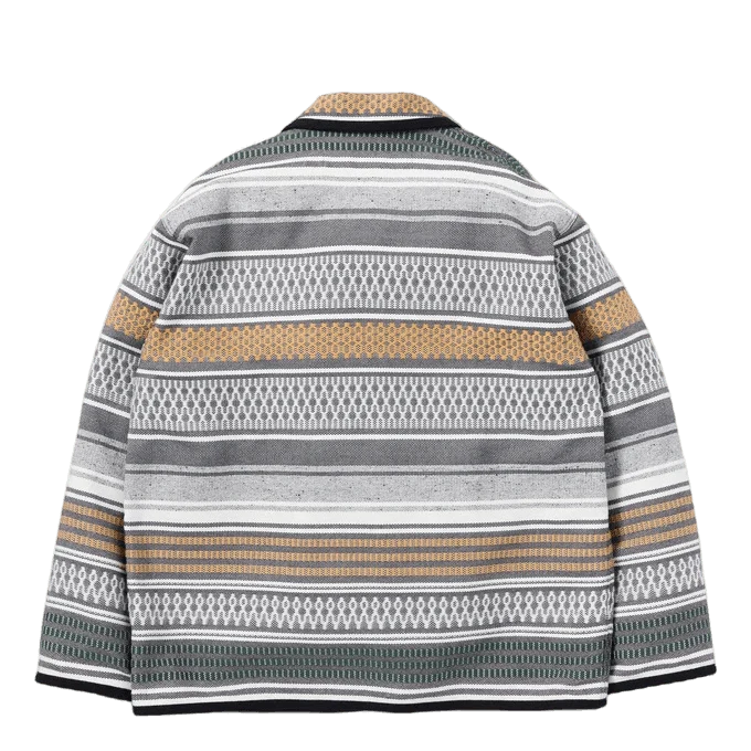 Mexican Blanket Jacket Gray