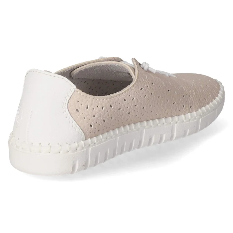 Halbschuhe Taupe