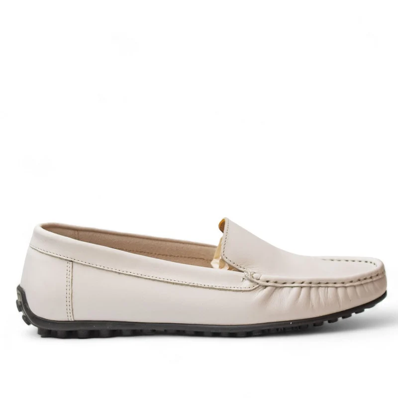 Women white Leather Espadrilles #2808