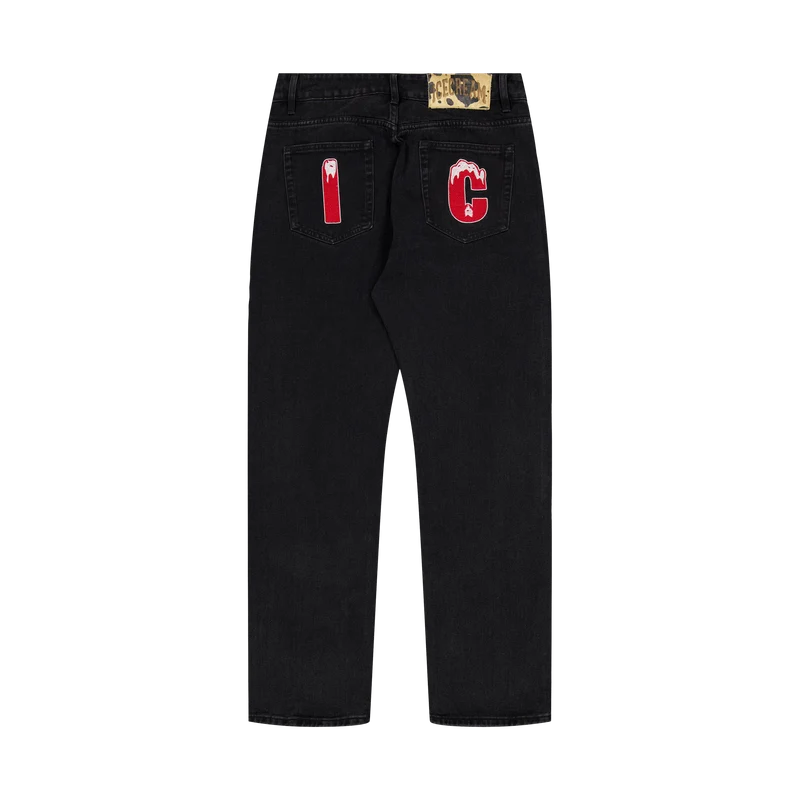 Running Dog Denim Pant Black