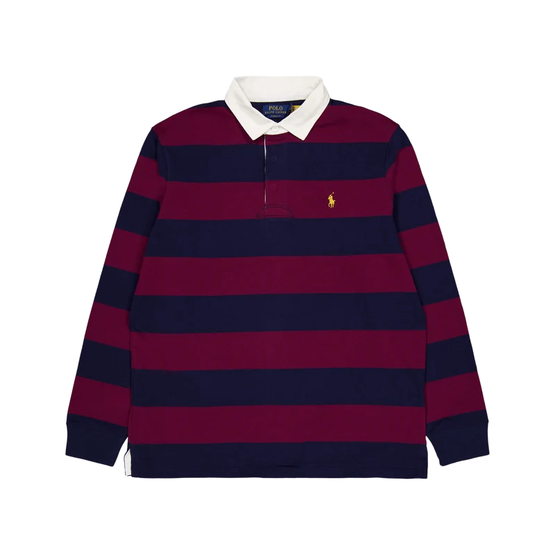 The Iconic Rugby Shirt Cruise Navy/ Classic Wine