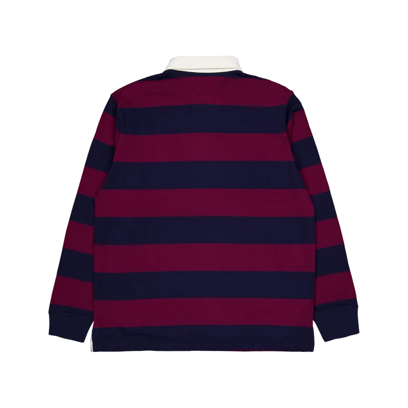 The Iconic Rugby Shirt Cruise Navy/ Classic Wine