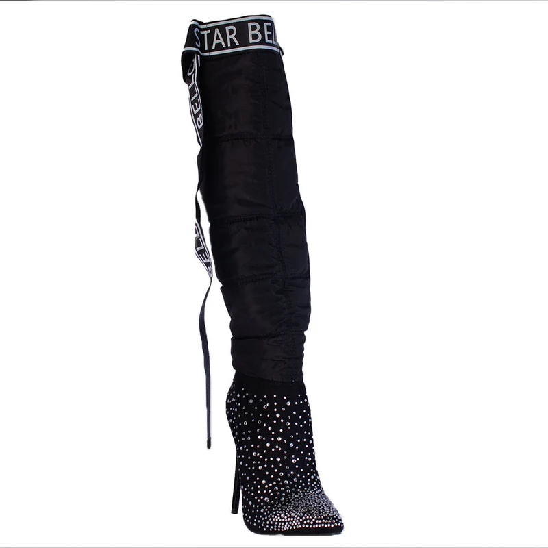 Europeon Union Women Black Water Proof Boots #2205