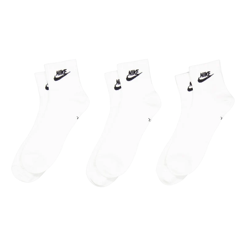 Everyday Essential Ankle Socks White
