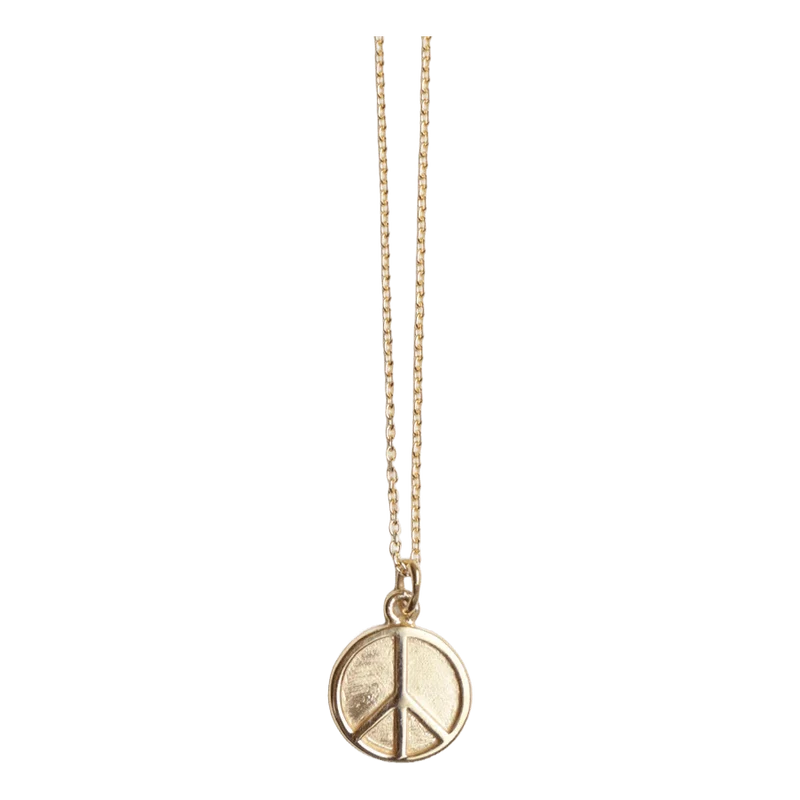 Pendant - Gold Plate Peace