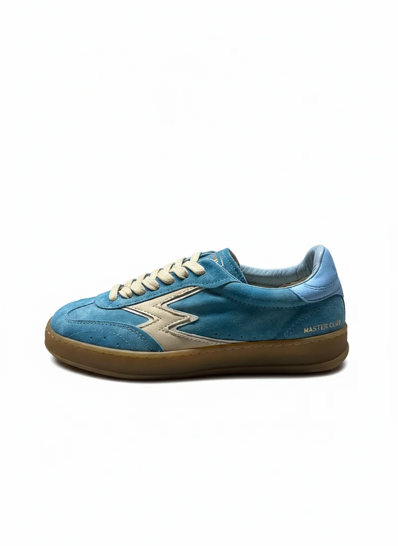 CLUB OCEAN BLUE STONEWASH SUEDE CERULEAN DETAIL turquoise