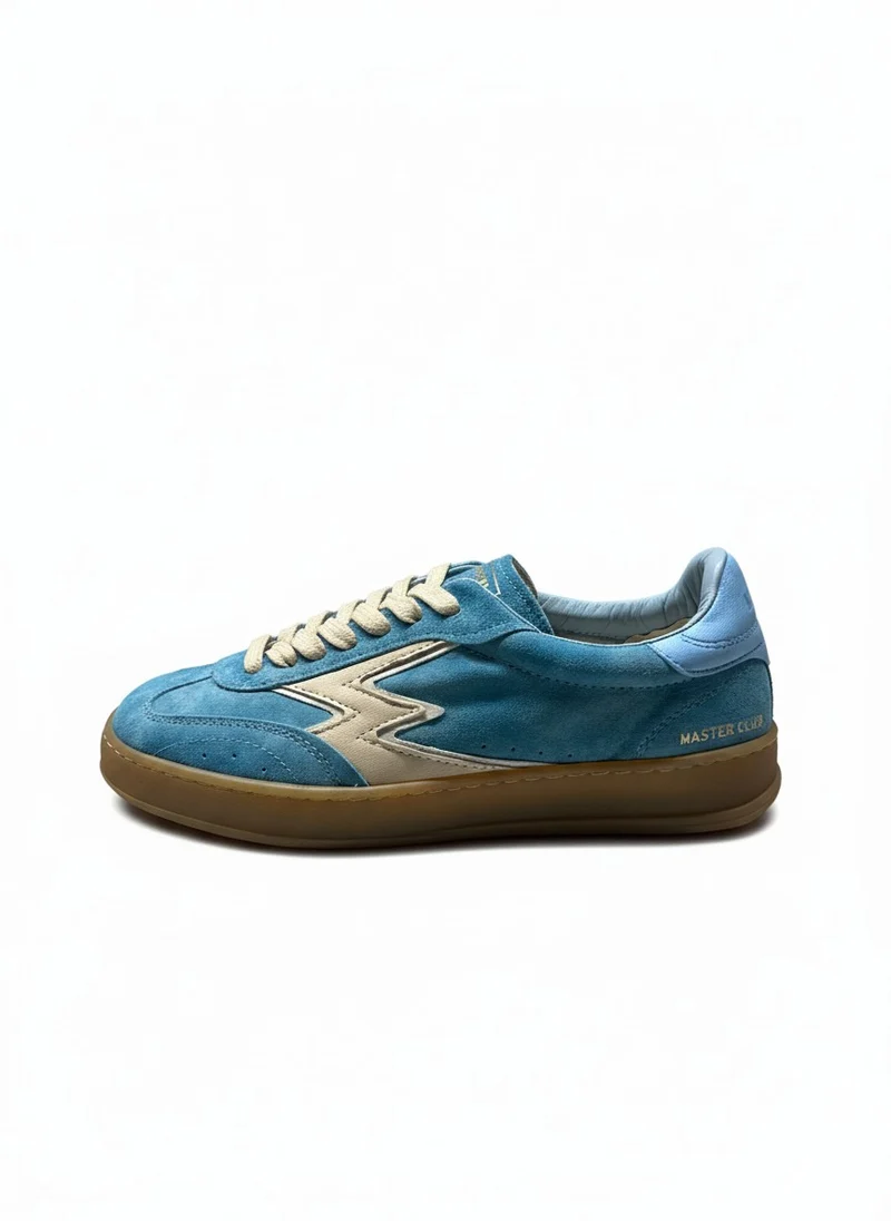 CLUB OCEAN BLUE STONEWASH SUEDE CERULEAN DETAIL turquoise