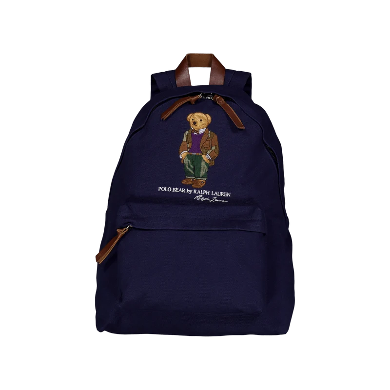 Polo Bear Canvas Backpack Newport Navy Bear
