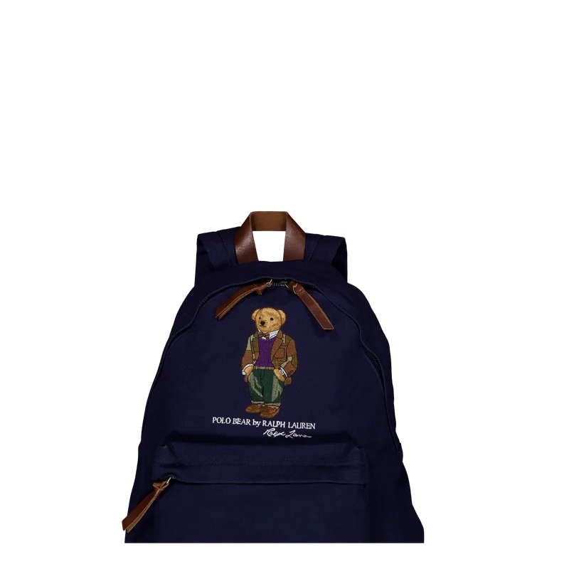 Polo Bear Canvas Backpack Newport Navy Bear