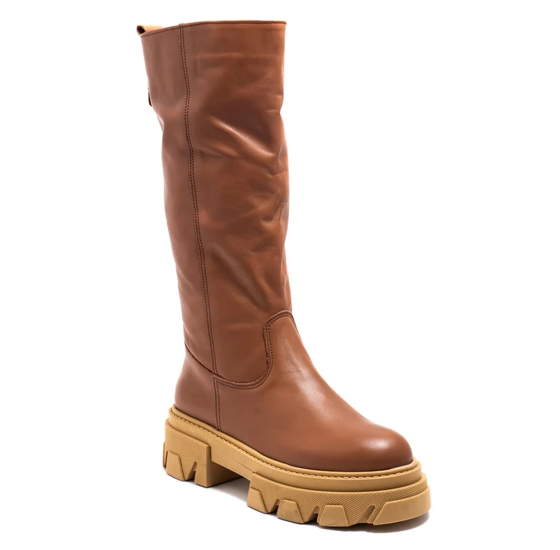 Italian Women Havan Leather Boots #0098
