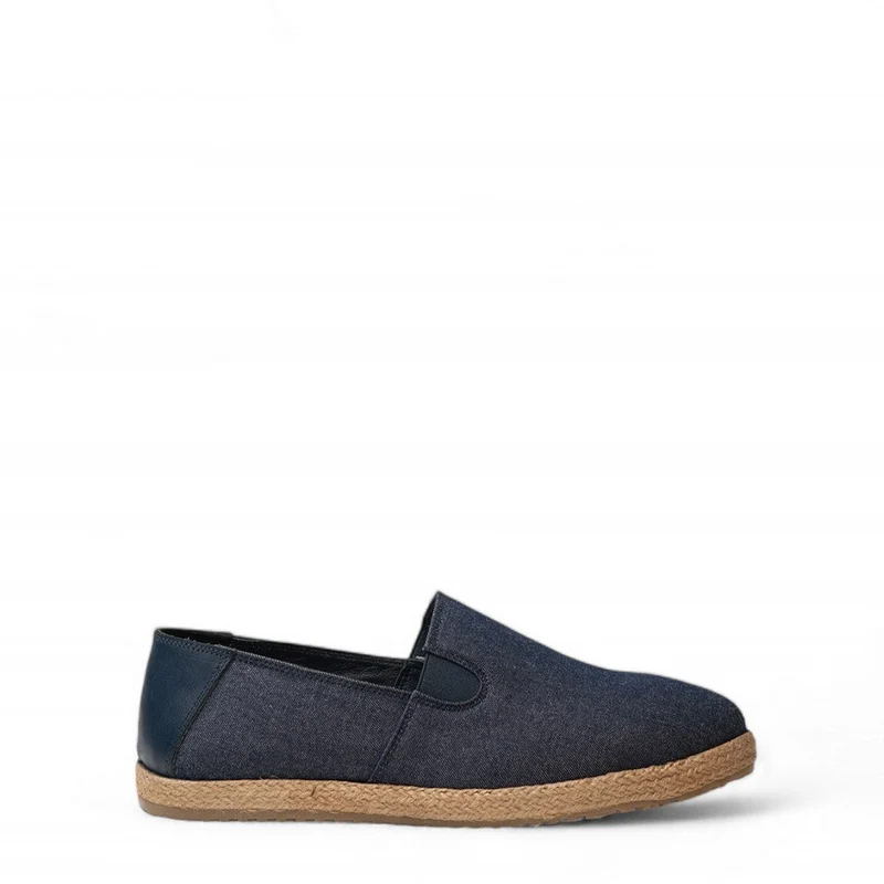 Men Blue Jeans Espadrilles #4617