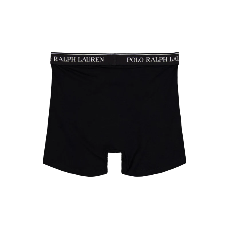 Stretch Cotton Boxer Brief 3-Pack 3PK White / Polo Blk / Andover Htr