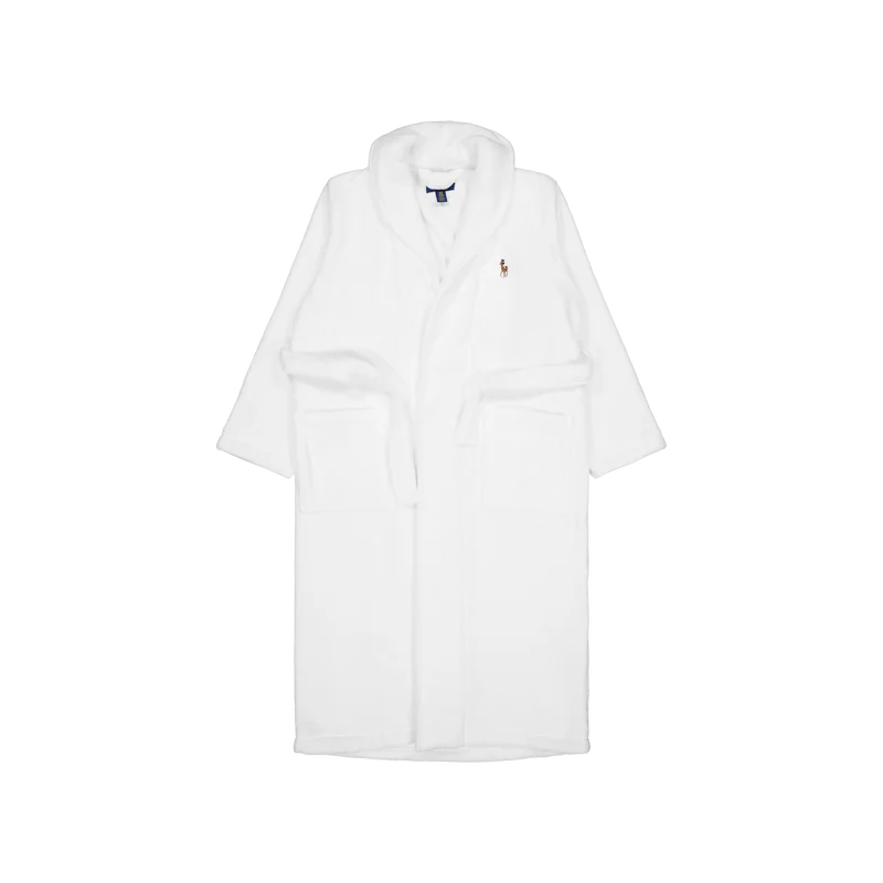 Cotton Terry Robe White
