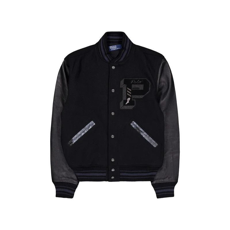The Iconic Letterman Jacket Polo Black