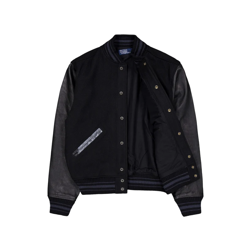 The Iconic Letterman Jacket Polo Black