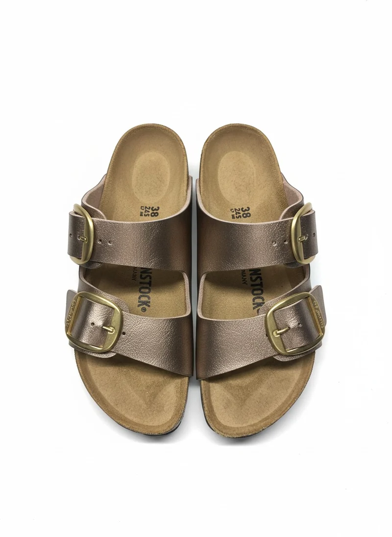 Arizona Big Buckle Birko-Flor Women Narrow graceful taupe