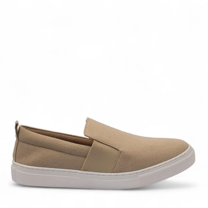 Men Beige Cloth Espadrilles #4493