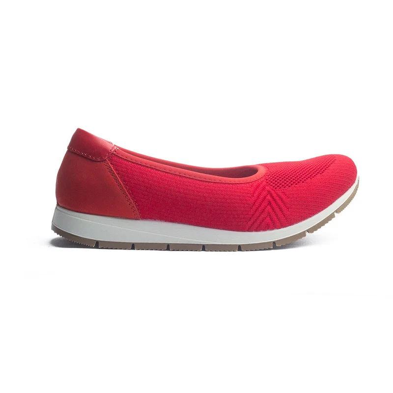 Italian Women Red Cloth Espadrilles #1052