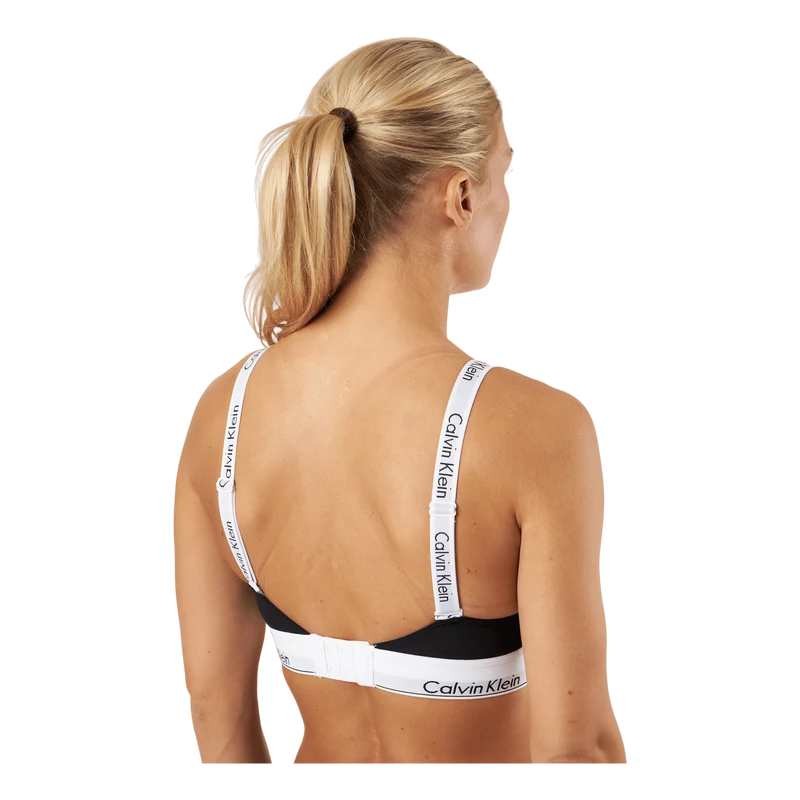Lght Lined Bralette Black