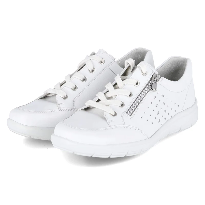 Halbschuhe Weiß