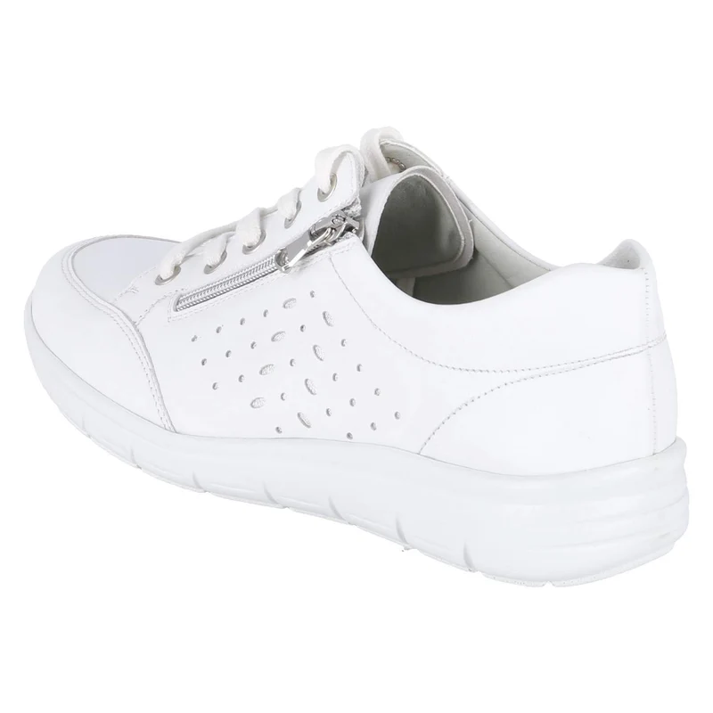 Halbschuhe Weiß