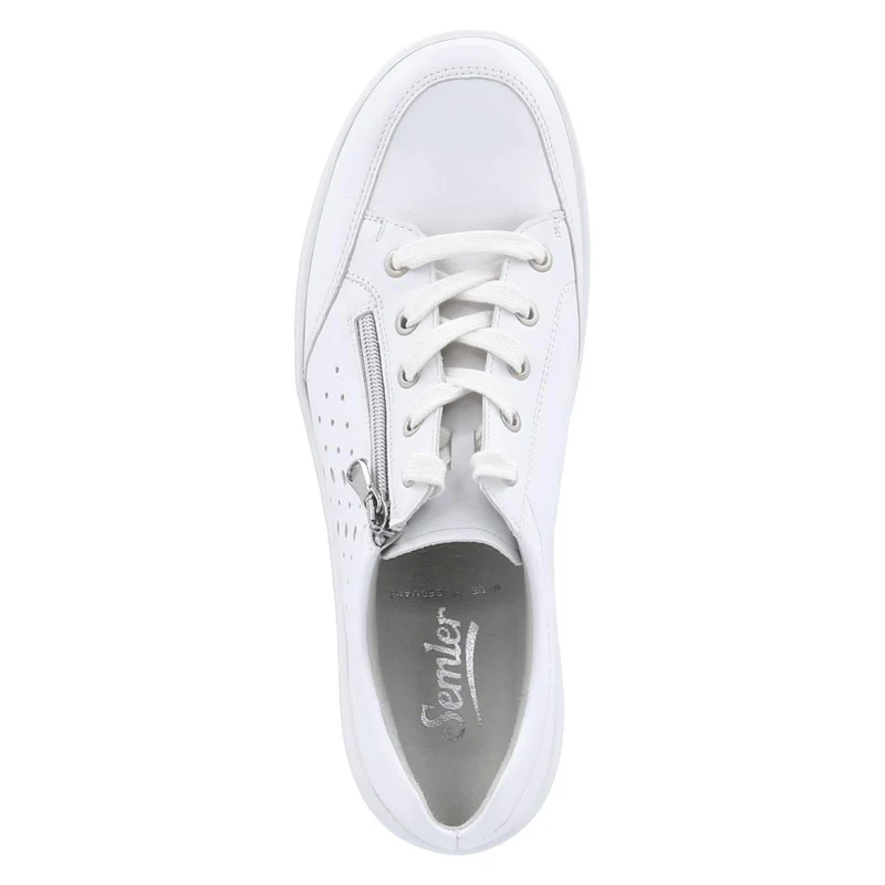 Halbschuhe Weiß