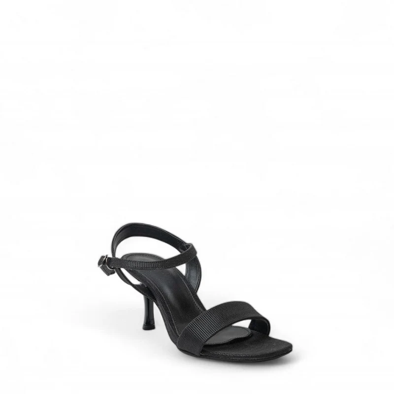 Women Black Glitter Soiree #3064