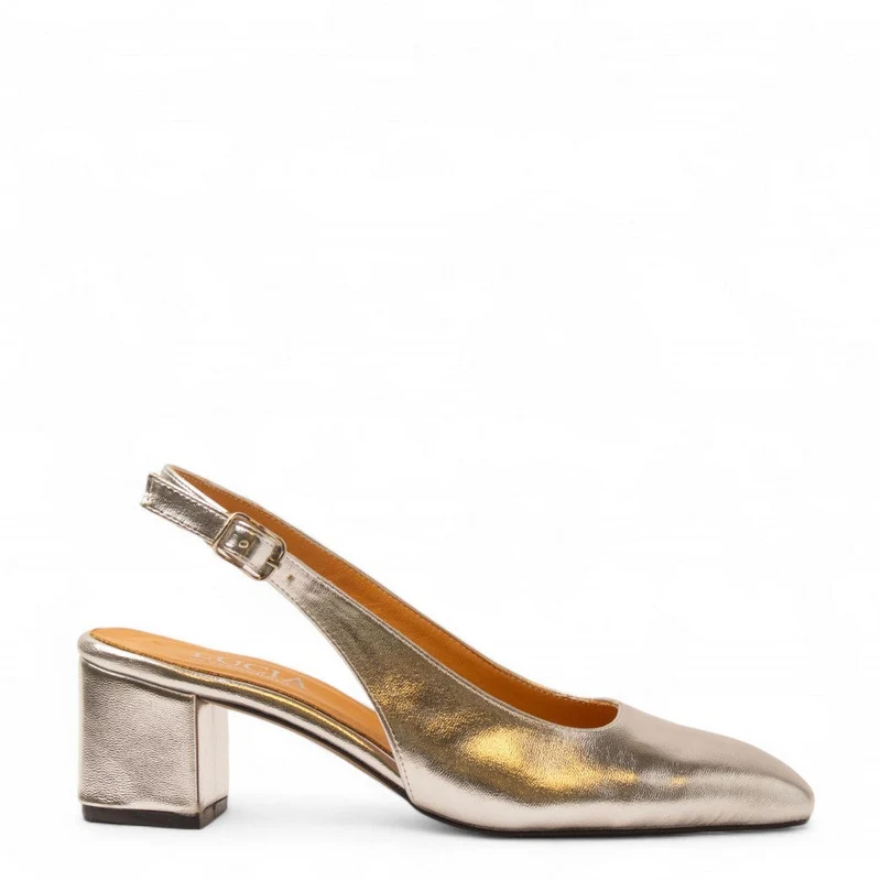 Women Silver Leather Sandal #3140