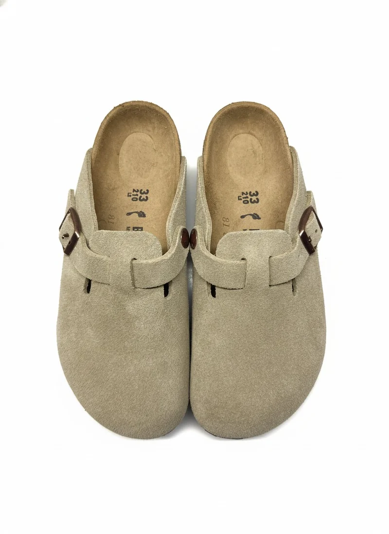 Boston Kids BS Suede Leather Narrow taupe