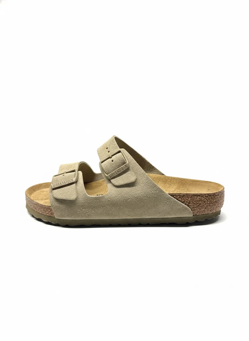 Arizona Suede Leather Unisex Regular faded khaki