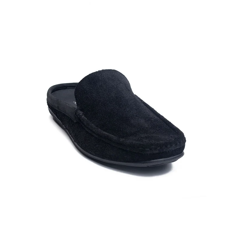 Men Black Chamois Espadrilles #4291
