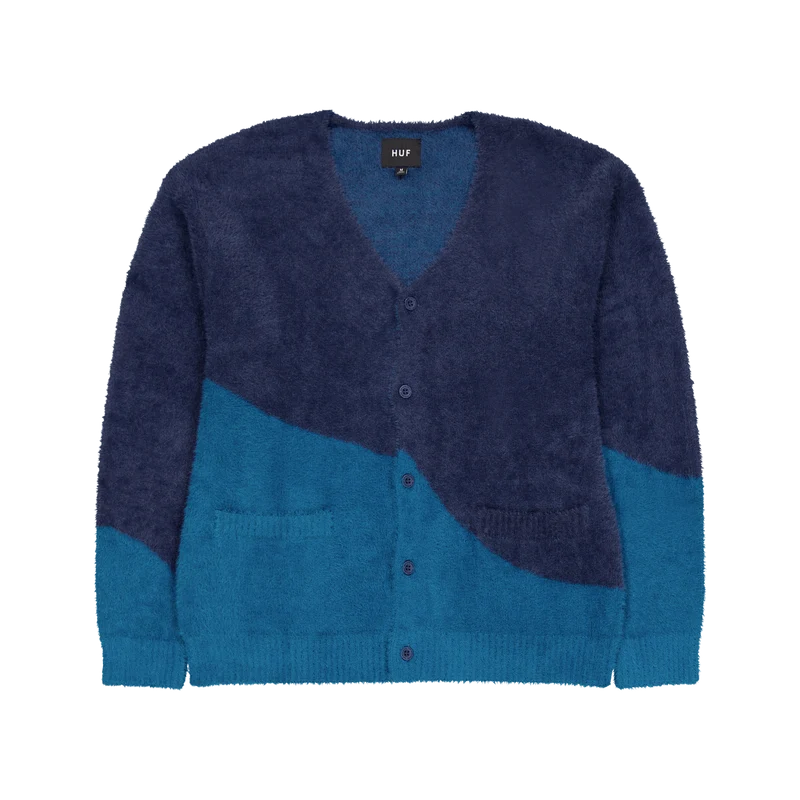 Merged Cardigan Blue Night