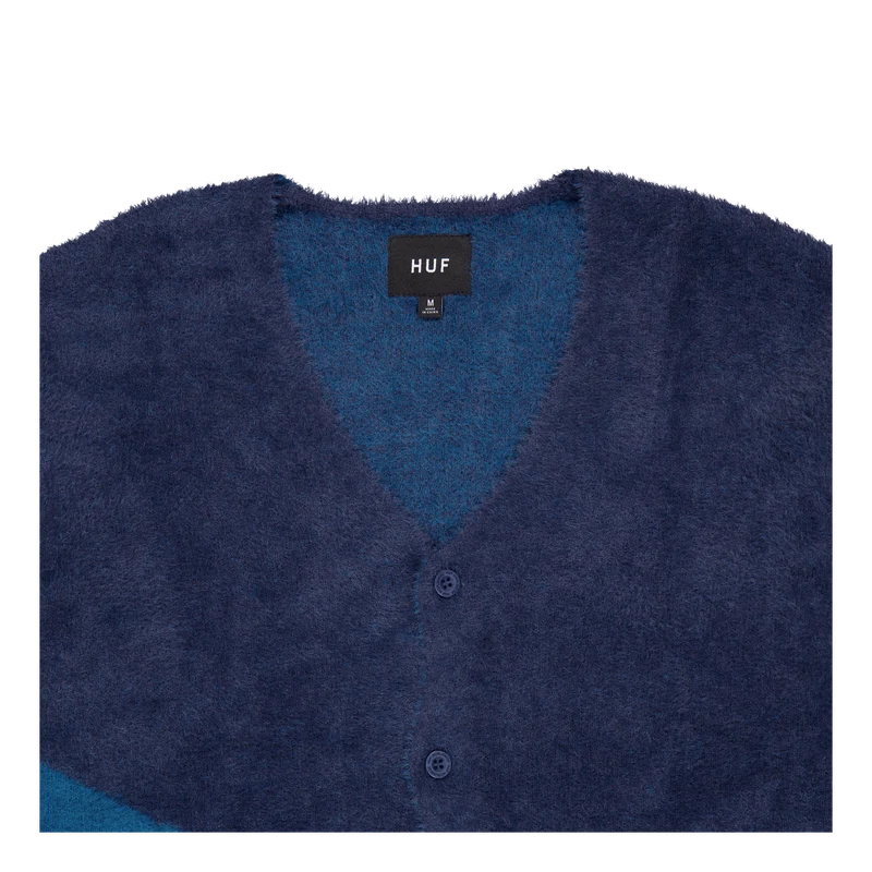 Merged Cardigan Blue Night