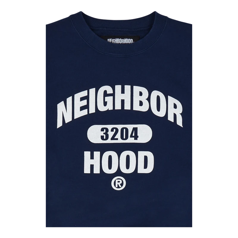 College Sweatshirt Ls Navy