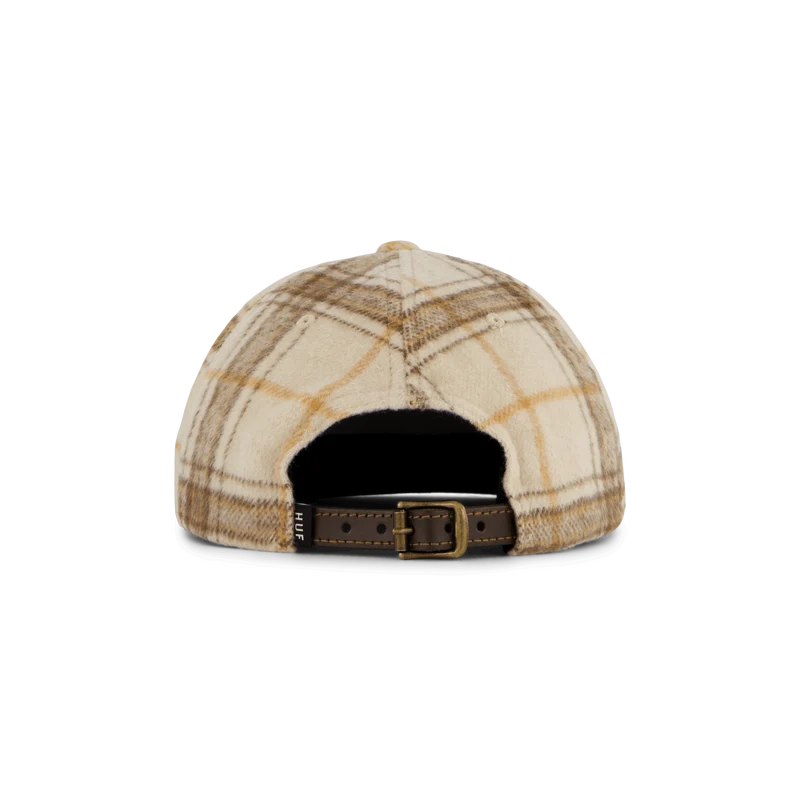 98 Plaid 5 Panel Hat Oatmeal