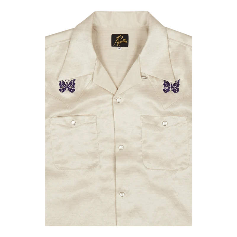 Needles S/s Cowboy One-up Shir A-beige