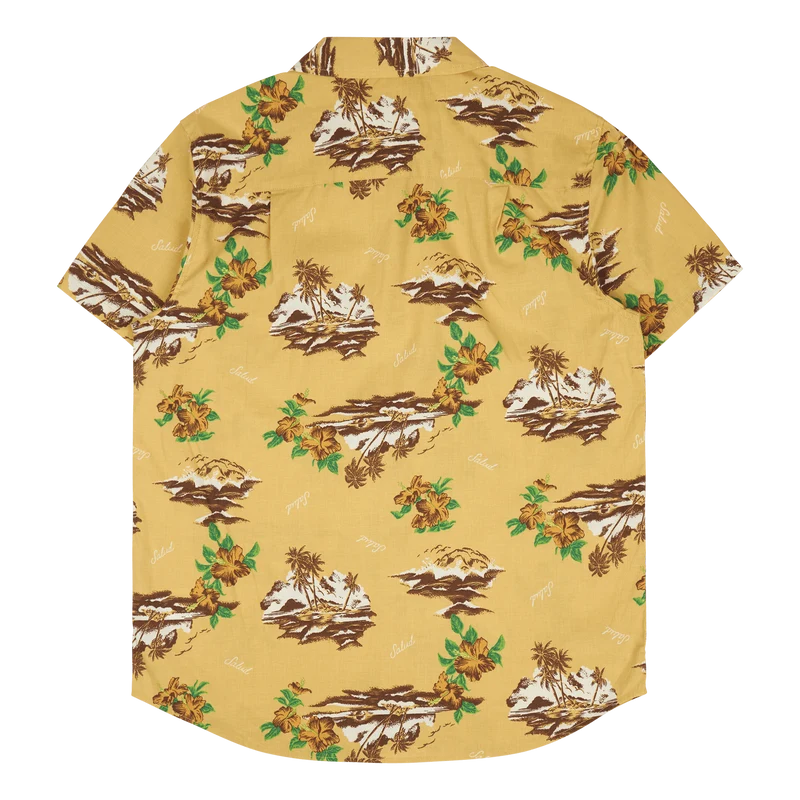 Charter Print S/s Wvn Straw/paradise